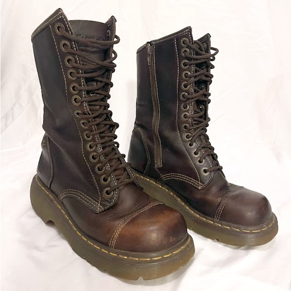 Women’s Vintage Dr. Martens Miranda 14 Eye Boot